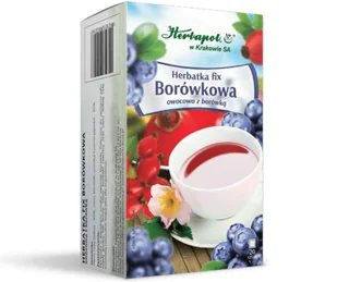 BORÓWKOWA herbata w fixie Herbapol 20 saszetek - Herbata - miniaturka - grafika 1