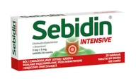 Przeziębienie i grypa - OMEGA PHARMA Sebidin Intensive 20 tabletek do ssania Długi termin ważności! 3598441 - miniaturka - grafika 1