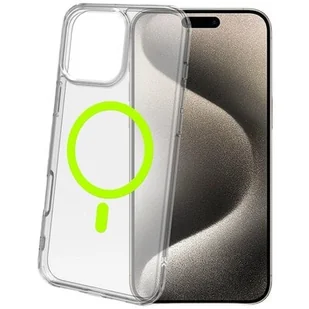 Etui CELLY Gelskinmag do Apple iPhone 16 Pro Przezroczysto-żółty - Etui i futerały do telefonów - miniaturka - grafika 1