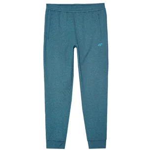 Męskie spodnie dresowe 4F Trousers Fnk M682 Rozmiar: M / Kolor: niebieski - Spodnie sportowe męskie - miniaturka - grafika 1