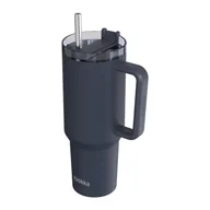 Kubki termiczne - Kubek Termiczny ze Słomką Quokka, Stalowy, na Herbatę, Kawę, Podróż, 1200ml - miniaturka - grafika 1