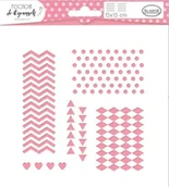 Scrapbooking - Aladine Szablon do DIY 15x15 cm - geometryczne kształty 01 81054 - miniaturka - grafika 1