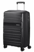 Walizki - American Tourister, Sunside, Walizka twarda poszerzana, 107527 BLACK, 68 cm - miniaturka - grafika 1