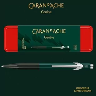 Długopis CARAN D''ACHE 849 Wonder Forest, M, zielony - Długopisy - miniaturka - grafika 1