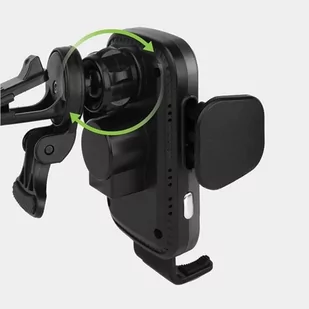 ENERGEA uchwyt indukcyjny Wimount Sense 2.0 na kokpit/szybę/do kratki czarny/black - Selfie stick - miniaturka - grafika 3