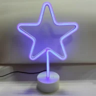 Lampy stojące - Lampka stołowa neon Magic Star - miniaturka - grafika 1