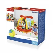 Materace dmuchane i koła do pływania - Bestway Dmuchany helikopter Fisher Price z piłkami - miniaturka - grafika 1