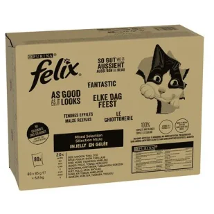 Felix  Fantastic Karma dla kotów wybór smaków w galaretce 160x85g - Mokra karma dla kotów - miniaturka - grafika 2