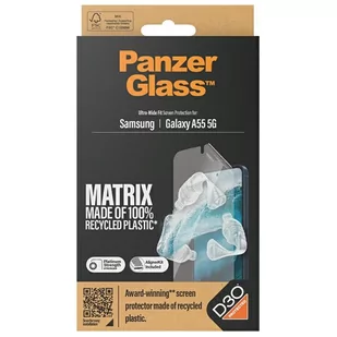 PanzerGlass Matrix Ultra-Wide Fit Sam A55 5G A556 Screen Protection 7362 with Easy Aligner - Szkła hartowane na telefon - miniaturka - grafika 4