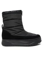 Botki damskie - Pepe Jeans Botki PLS50553 Czarny - miniaturka - grafika 1