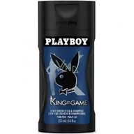 Dezodoranty i antyperspiranty męskie - Playboy KING OF THE GAME DEZODORANT W SPRAYU DLA MĘŻCZYZN 150 ML - miniaturka - grafika 1