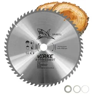 Tarcze do pił - PIŁA TARCZA WIDIOWA DO CIĘCIA DREWNA 350x32 60 ZĘBÓW VERKE V44071 + REDUKCJE - miniaturka - grafika 1
