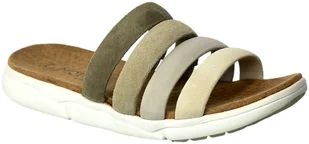 Klapki Caprice 9-27102-28 724 Cactus Multi Skórzane_TR2 - CAPRICE - Klapki i japonki damskie - miniaturka - grafika 1