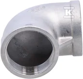Łączniki, trójniki, kształtki - Kolano gwintowane ze stali nierdzewnej nakrętne 90° 1 1/4" - miniaturka - grafika 1