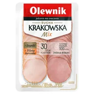 Kiełbasa i wędliny - KRAKOWSKA MIX OLEWNIK 80g PL - miniaturka - grafika 1