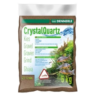 DENNERLE Crystal Żwir kwarcowy 5kg ciemnobrązowe - Podłoże do akwarium - miniaturka - grafika 1