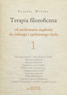Terapia filozoficzna Urszula Wolska - Filozofia i socjologia - miniaturka - grafika 1