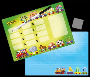 Adamigo Tablica suchościeralna A4 - Tablice dla dzieci - miniaturka - grafika 1