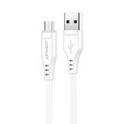 Kable USB - Acefast Kabel USB - micro USB 1,2m, 2,4A biały (C3-09 white) C3-09-A-M white - miniaturka - grafika 1