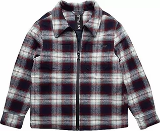 Kurtki i płaszcze dla chłopców - Replay Chłopięca kurtka koszulowa, 010 biały/niebieski/czerwony, 10 Lat - grafika 1