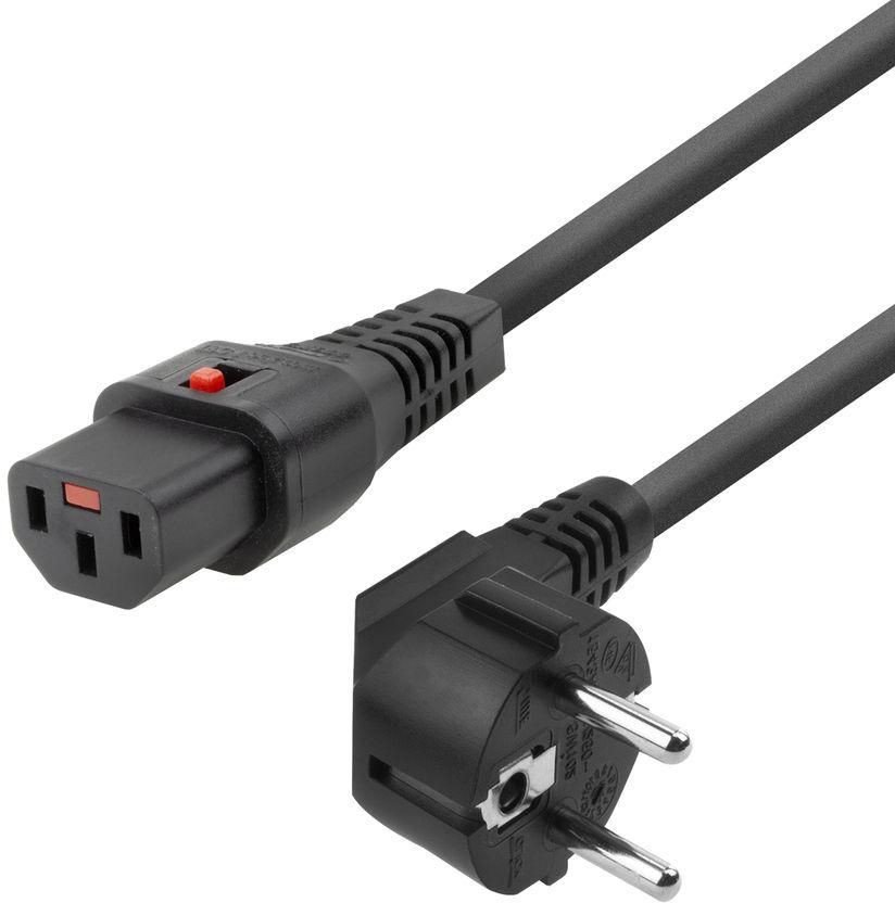 Powercord Schuko CEE 7/7 male