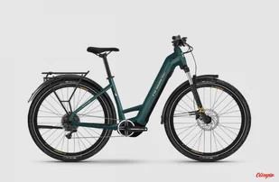 Rower elektryczny Haibike Trekking 4 Low ocean/black/chrome gloss 2024 - Rowery elektryczne - miniaturka - grafika 1