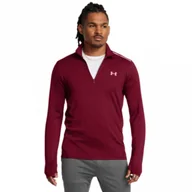 Bluzy sportowe męskie - Męska bluza treningowa Under Armour UA Vanish Cold Weather 1/4 Zip - czerwona - UNDER ARMOUR - miniaturka - grafika 1