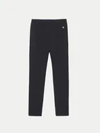 Legginsy - Mayoral Legginsy 752 Czarny Slim Fit - miniaturka - grafika 1