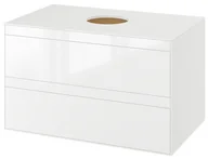 Szafki łazienkowe - Excellent Excellent Finli szafka biały MLEX1102800WHWH - miniaturka - grafika 1