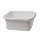 Inne artykuły do sprzątania - Miska Solid kwadratowa 12 l biały - miniaturka - grafika 1