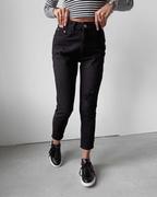 Spodnie damskie - Spodnie jeansowe damskie OLAVOGA CAMI 249 czarny L - Olavoga - miniaturka - grafika 1