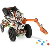 Łamigłówki - Smartivity Drewniane Mechaniczne Puzzle 3D - Łazik Kosmiczny - miniaturka - grafika 1