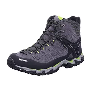 Meindl Męskie buty trekkingowe Lite Hike GTX, Antracyt limonkowy, 46.5 EU - Buty trekkingowe męskie - miniaturka - grafika 1