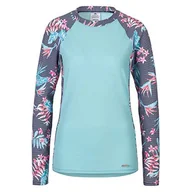 Koszulki i topy damskie - Firefly Damski t-shirt Mina T-shirt damski szary Solid/Flower 38 - miniaturka - grafika 1