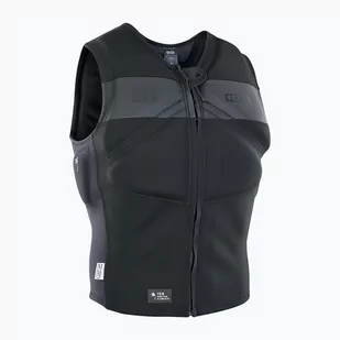 Kamizelka ochronna męska ION Vector Amp Front Zip black - Windsurfing - miniaturka - grafika 1