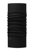 Apaszki i szaliki damskie - Buff Komin Solid Black kolor czarny gładki - miniaturka - grafika 1
