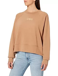 BOSS Damska bluza C_elia_złota, Light/Pastel Brown235, L - Bluzy damskie - miniaturka - grafika 1