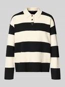 Swetry damskie - Sweter z dzianiny o kroju regular fit z mieszanki wiskozy model ‘SABA’ - miniaturka - grafika 1