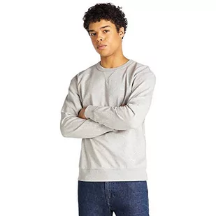 Lee Męska bluza Sustainable Crew Sws, szary (Grey Mele Mp), XL - Bluzy męskie - miniaturka - grafika 1