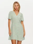 Sukienki - Vero Moda Sukienka letnia Alba 10292845 Zielony Regular Fit - miniaturka - grafika 1
