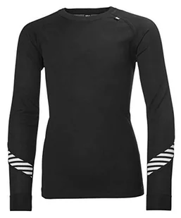 Helly Hansen Helly-Hansen JR Lifa zestaw - podstawowy zestaw topów i spodni, lekka izolacja i wygoda, czarny, 16 lat 26665-998-16 - Koszulki i topy damskie - miniaturka - grafika 1