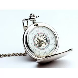 KLASYCZNA ELEGANCJA zegarek na łańcuszku - Zegarki kieszonkowe - miniaturka - grafika 1