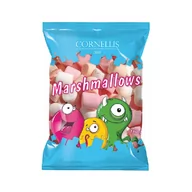 Żelki - CORNELL PIANKI MARSMALLOW KWADRAT160G - miniaturka - grafika 1