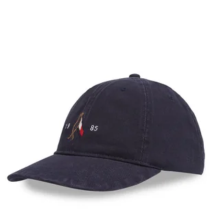 Czapka z daszkiem Tommy Hilfiger Seasonal Flag Wash 6 Panel Cap AM0AM13348 Granatowy - Czapki męskie - miniaturka - grafika 1
