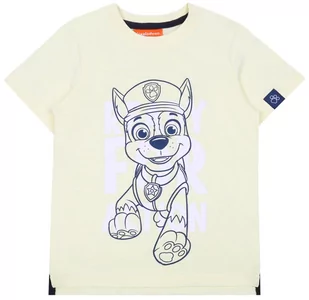 Żółty, chłopięcy t-shirt,koszulka CHASE Psi Patrol - Moda i Uroda OUTLET - miniaturka - grafika 1