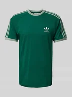 Koszulki męskie - T-shirt z prążkowanymi wykończeniami - miniaturka - grafika 1