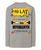 Koszulki męskie - Longsleeve na Urodziny 40 Lat Prezent r.XXL - miniaturka - grafika 1