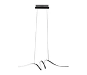 Lampy sufitowe - LED Żyrandol na lince LOOP LED/28W/230V czarny - miniaturka - grafika 1