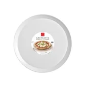 Talerze - Talerz Grangusto Pizza Chef 33,5 cm biały Borm - miniaturka - grafika 1