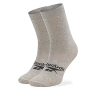 Skarpetki męskie - Skarpety wysokie unisex Reebok Act Fo Mid Crew Shock GI0076 Grey - miniaturka - grafika 1